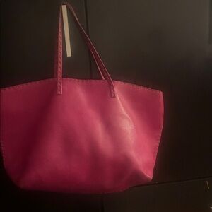 Pink Fendi sellerie Leather Tote Bag - Classic Everyday Carry